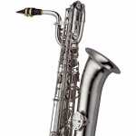 Yanagisawa BWO10SKG Elite Model Silverplated Baritone Sax Outfit