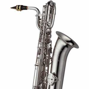 Yanagisawa BWO10SKG Elite Model Silverplated Baritone Sax Outfit
