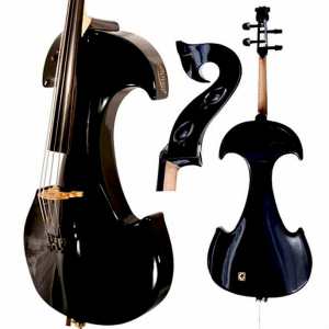 Bridge Draco Electric Cello In Black With Hard Case