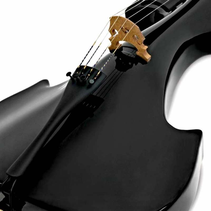 Bridge Draco Electric Cello In Black With Hard Case - Image 5