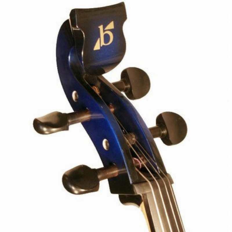 Bridge Draco Electric Cello In Blue With Hard Case - Image 2