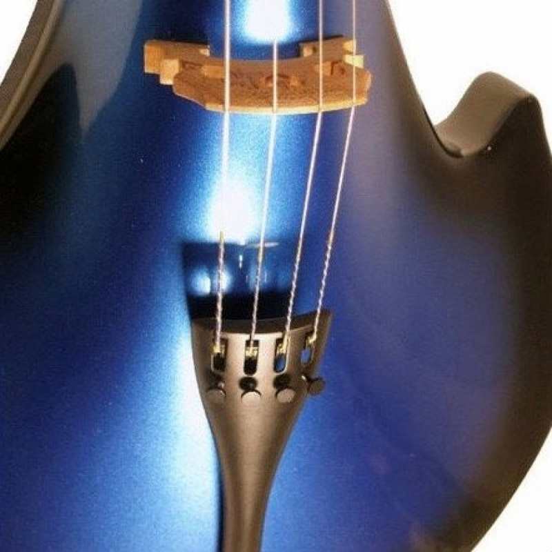 Bridge Draco Electric Cello In Blue With Hard Case - Image 7