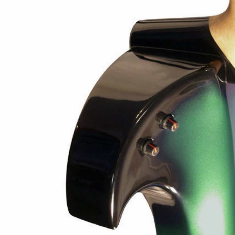 Bridge Draco Electric Cello In Green With Hard Case - Image 2