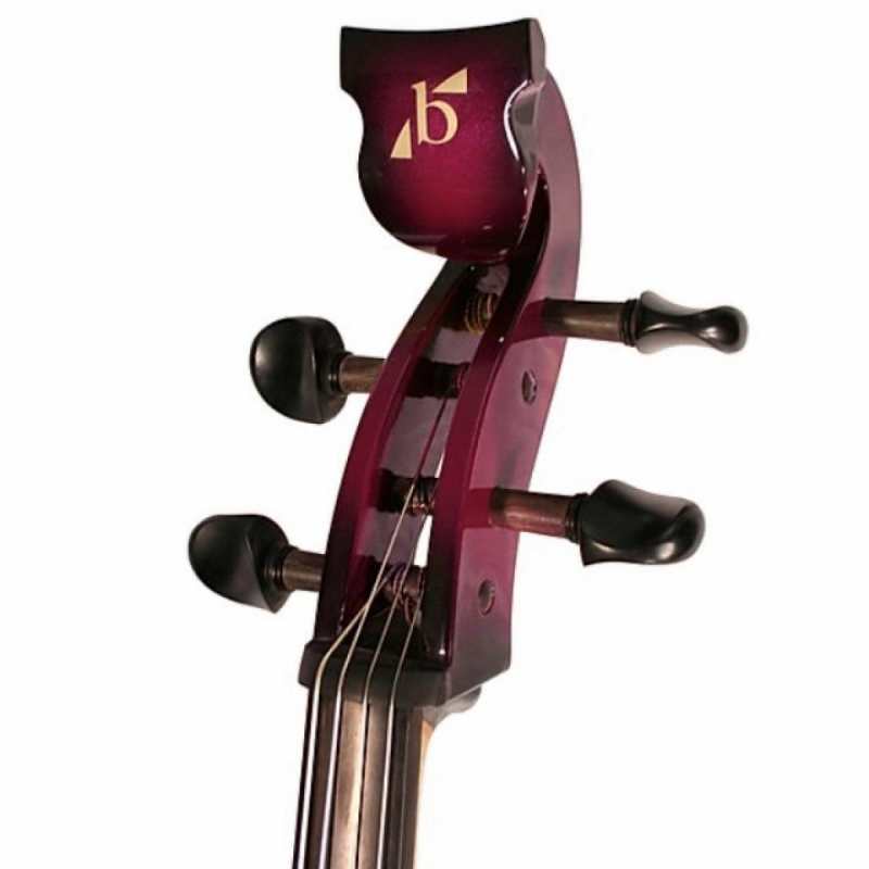 Bridge Draco Electric Cello in Purple With Hard Case - Image 6