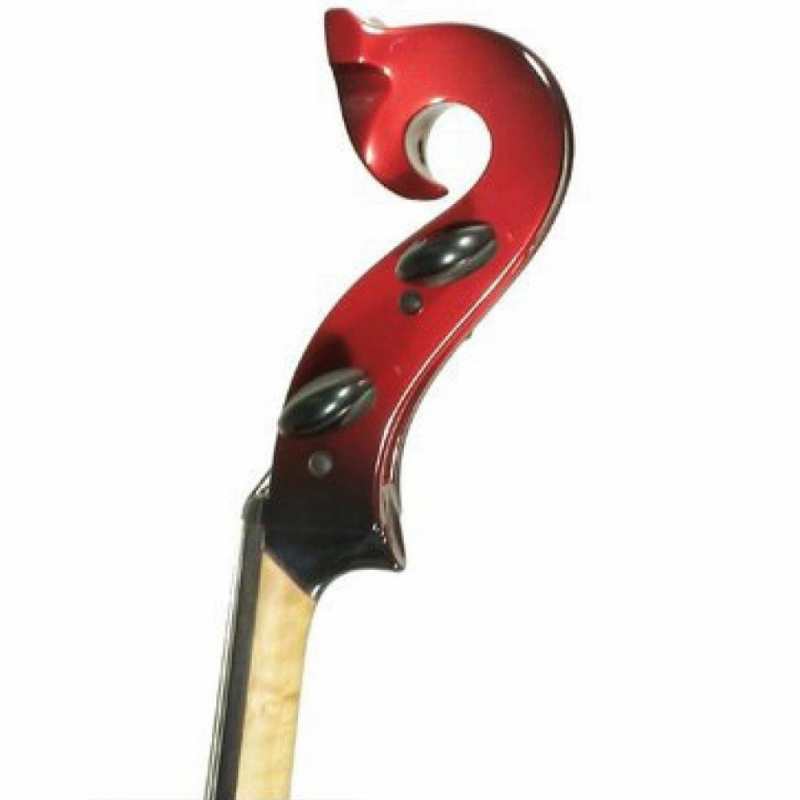 Bridge Draco Electric Cello in Red With Hard Case - Image 3