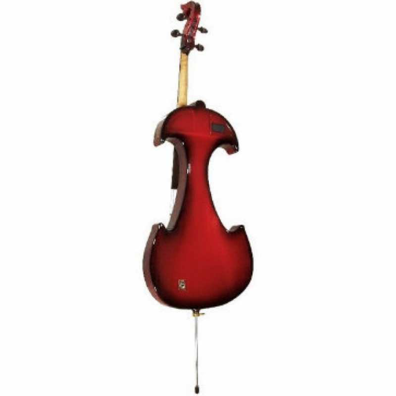 Bridge Draco Electric Cello in Red With Hard Case - Image 2
