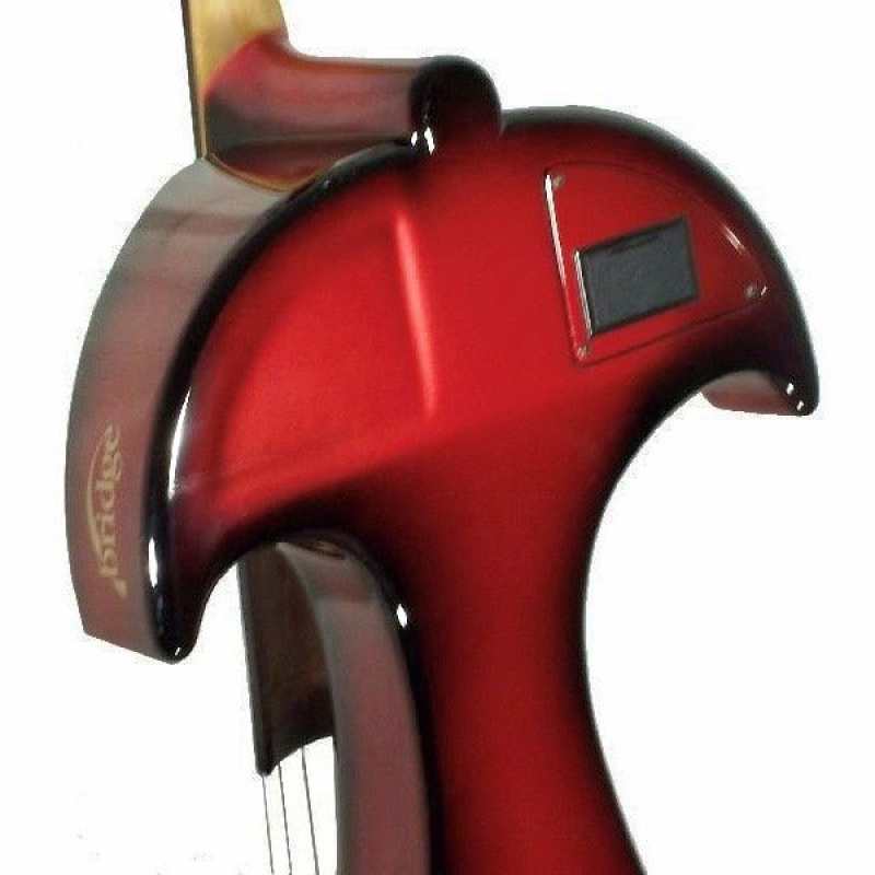 Bridge Draco Electric Cello in Red With Hard Case - Image 4