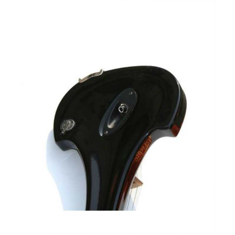 Bridge Lyra 5-String Electric Violin In Black With Fibre Bow & Hard Oblong Case - Image 5