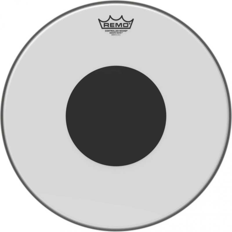 Remo CS 16" Smooth White Batter Top Head with Black Dot (CS021610)
