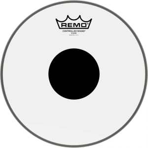 Remo Controlled Sound 10" Black Dot Clear Batter Top Head (CS031010)