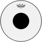 Remo Controlled Sound 12" Clear Batter Black Dot Top (CS031210)
