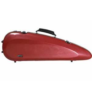Sinfonica Rocket Violin Case For 4/4 Size Violin Cherry Red (VC024)