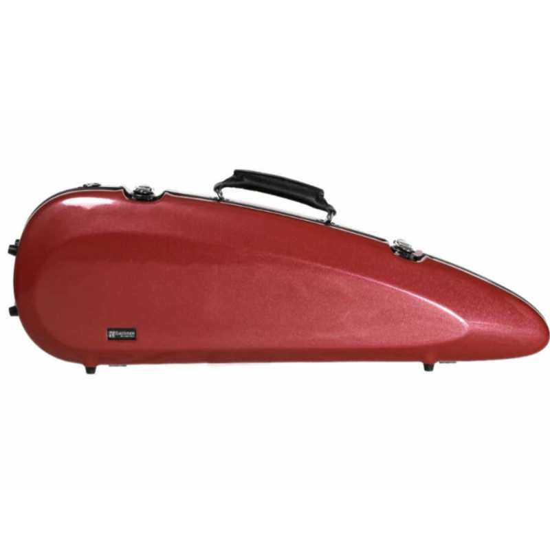 Sinfonica Rocket Violin Case For 4/4 Size Violin Cherry Red (VC024)