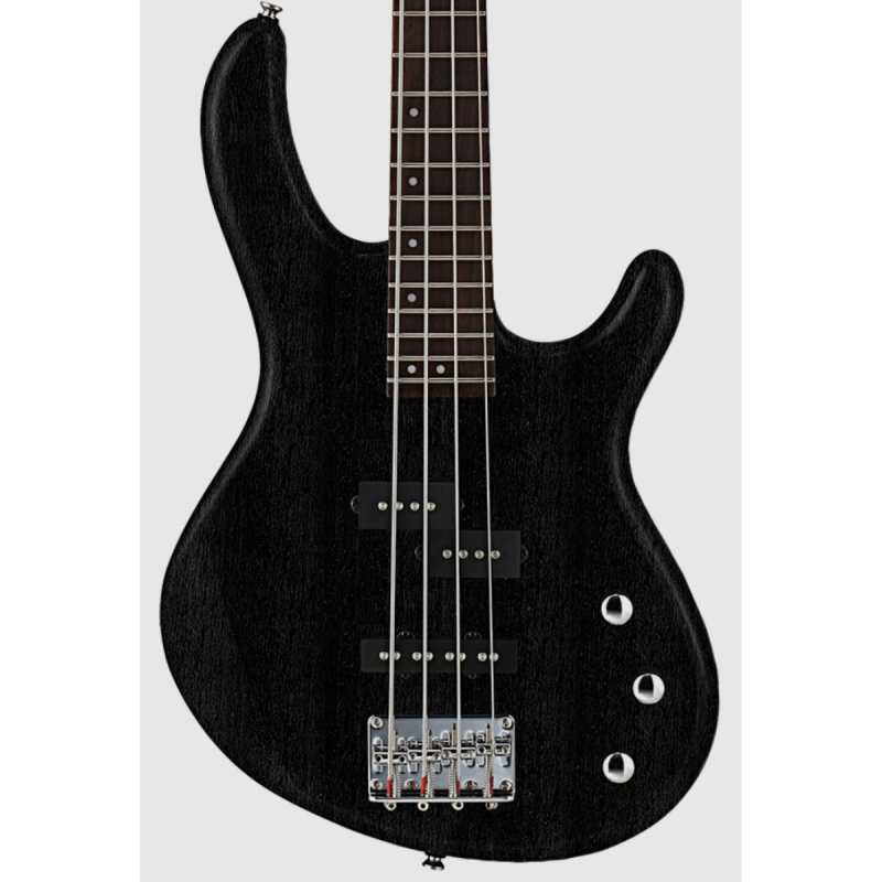Cort Action PJ OPB Action Series 4-String Bass in Open Pore Black