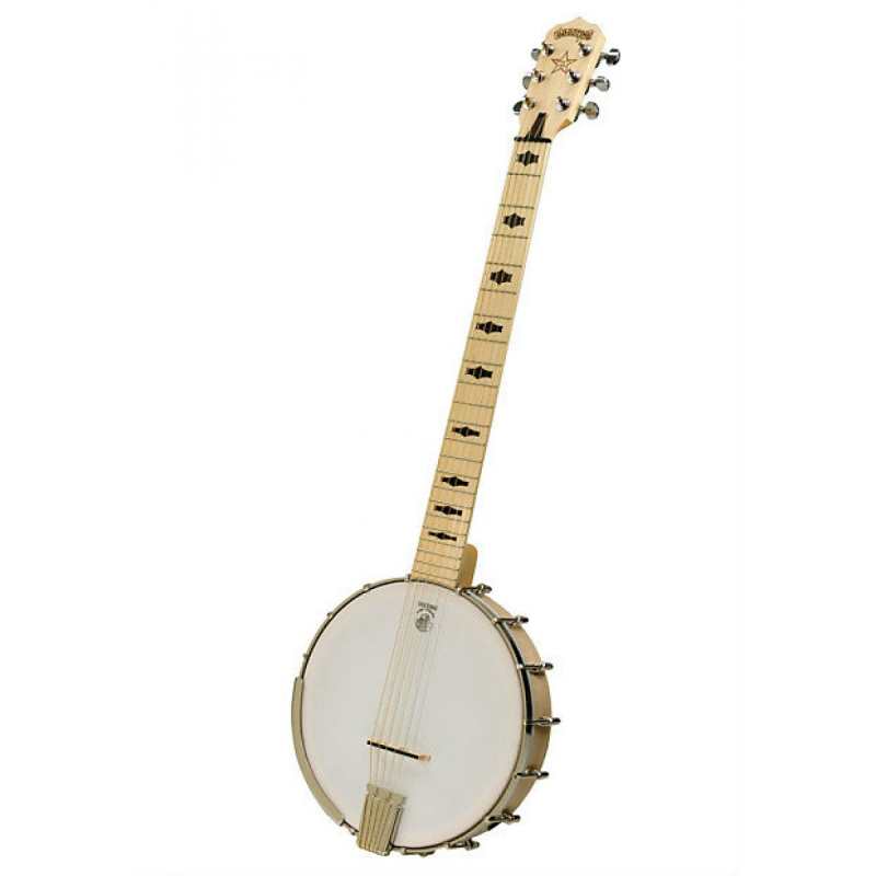 Deering Goodtime Six 6-String Openback Guitar Banjo - Image 5