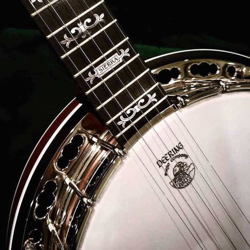 Deering Sierra Mahogany 5-String Banjo With Hard Case - Image 2