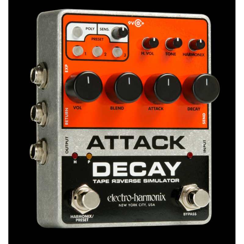 Electro-Harmonix Attack Decay Tape Reverse Simulator