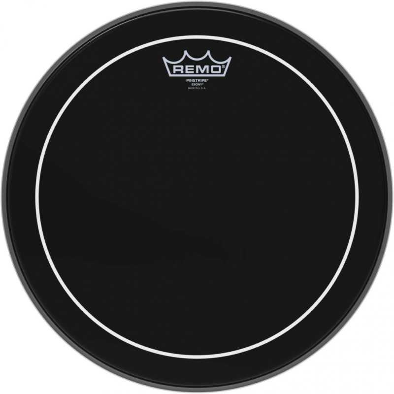 Remo Pinstripe 14" Ebony Batter Top Head (ES0614PS)