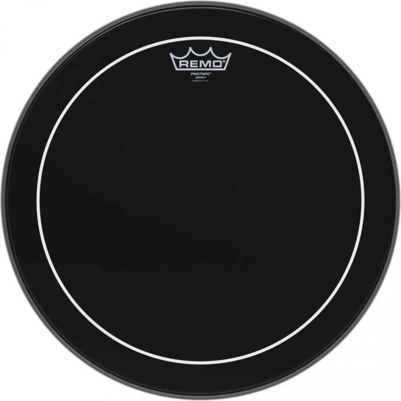 Remo Pinstripe 16" Ebony Batter Top Head (ES0616PS)