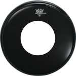 Remo Ambassador 20" Ebony Bass Drum Head With 10" Hole (ES1020CH)