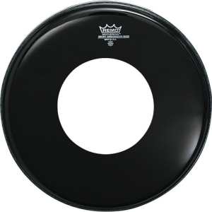 Remo Ambassador 20" Ebony Bass Drum Head With 10" Hole (ES1020CH)