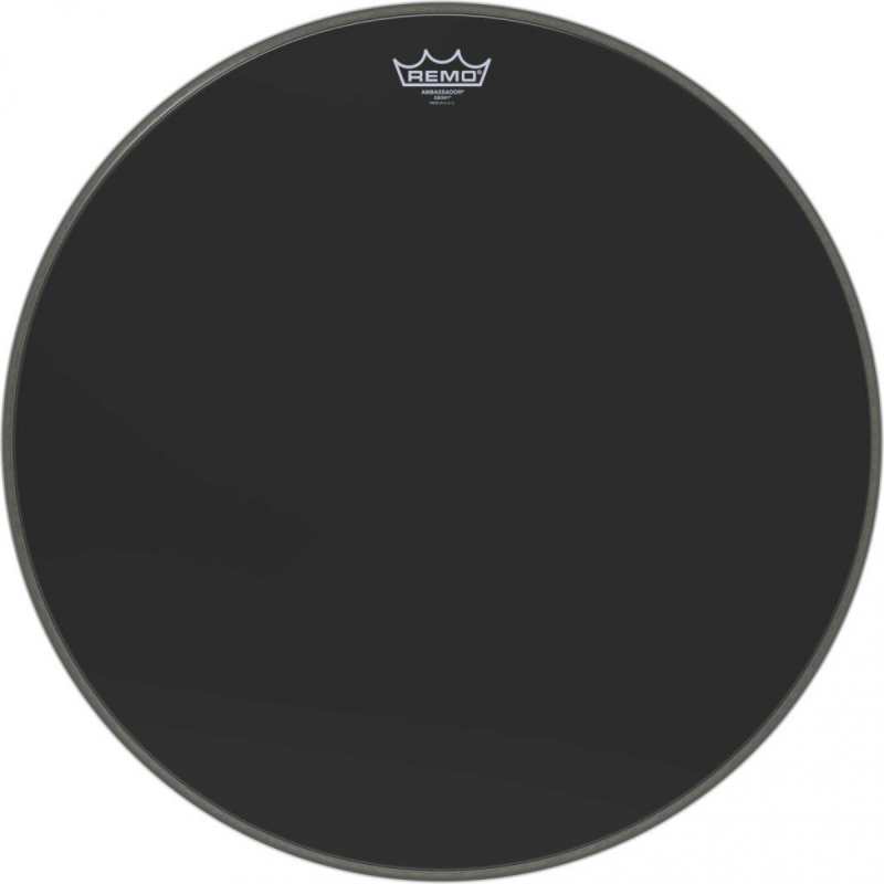 Remo Ambassador 22" Ebony Bass Drum Head (ES102200)