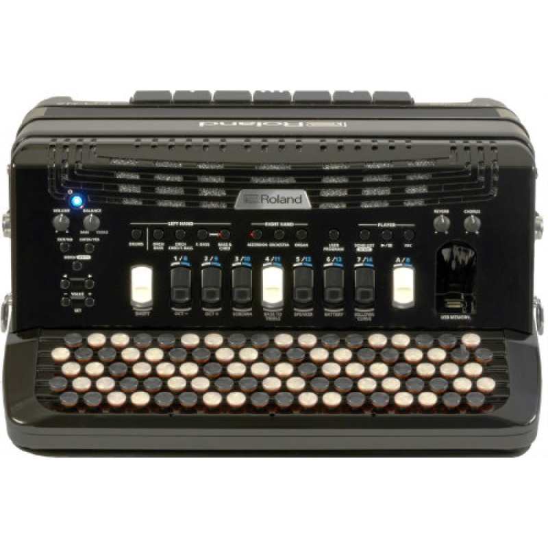 Roland FR4XB Digital Button V-Accordion in Black (FR-4XB) - Image 2