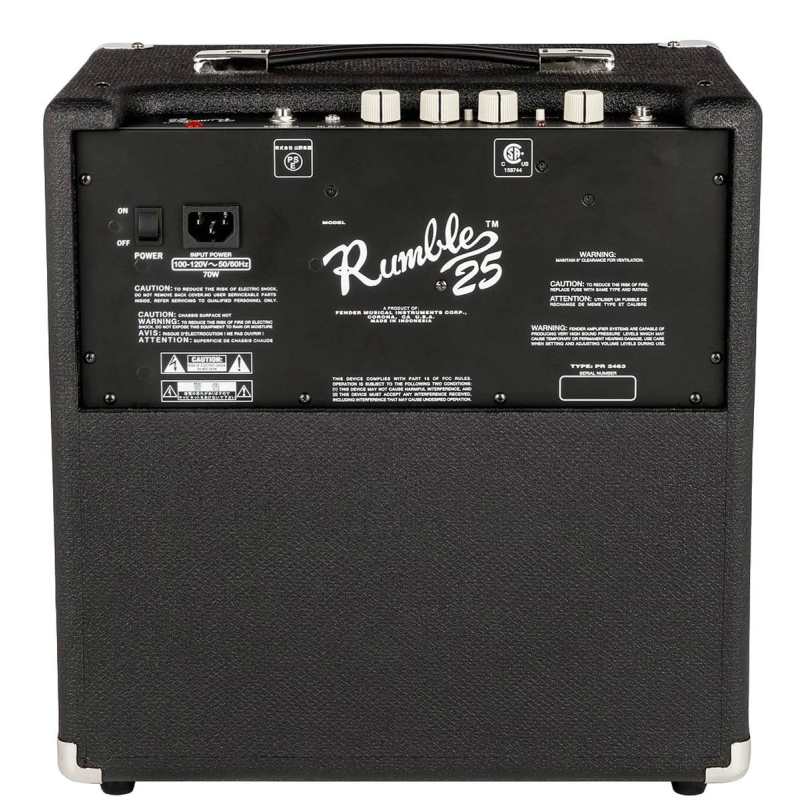 Fender Rumble 25 Bass Amp Combo - Image 3
