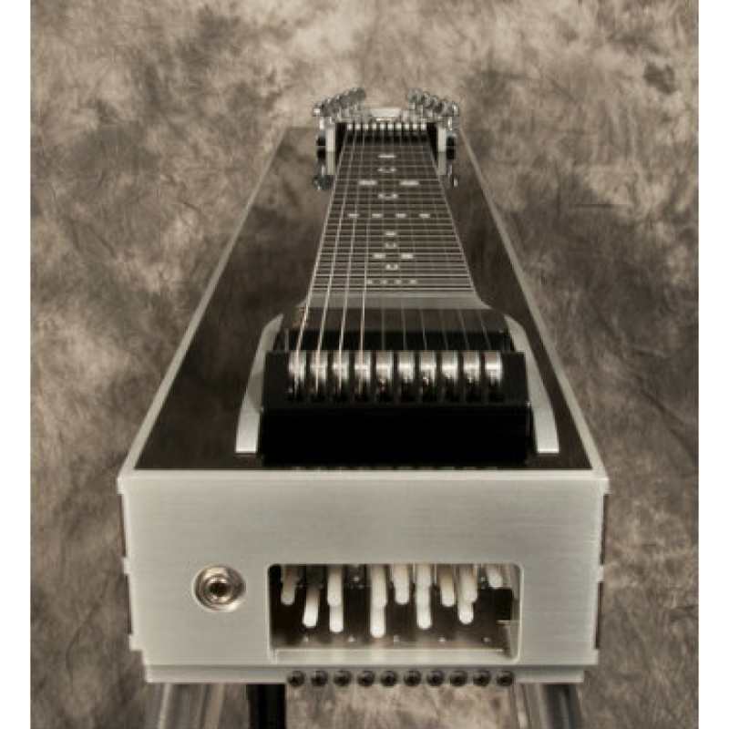 Special Order - Choice of 5 Colours of GFI S10U Ultra Single Neck 10 String Pedal Steel Guitar with 3 Pedals, 4 Knee Levers and Hardcase  – Made in USA - Image 6