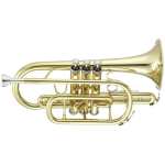 Jupiter JCR700Q Bb Cornet in Lacquer Outfit - Student Model with ML Bore and 4.7" Bell. Comes with a Backpack Softcase & Mouthpiece.