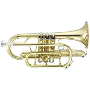 Jupiter JCR700Q Bb Cornet in Lacquer Outfit - Student Model with ML Bore and 4.7" Bell. Comes with a Backpack Softcase & Mouthpiece.