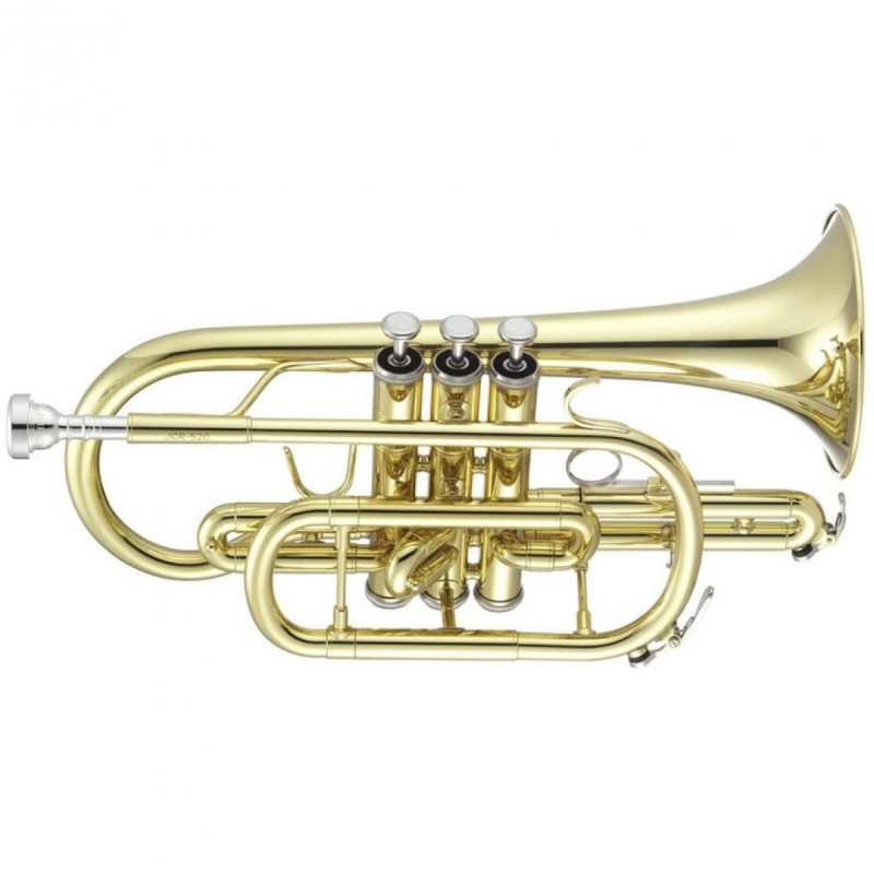 Jupiter JCR700Q Bb Cornet in Lacquer Outfit - Student Model with ML Bore and 4.7" Bell. Comes with a Backpack Softcase & Mouthpiece.