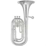 Jupiter JBR730S 3/4 Size Bb Baritone Horn in Silver Plate (With Case & Mouthpiece)