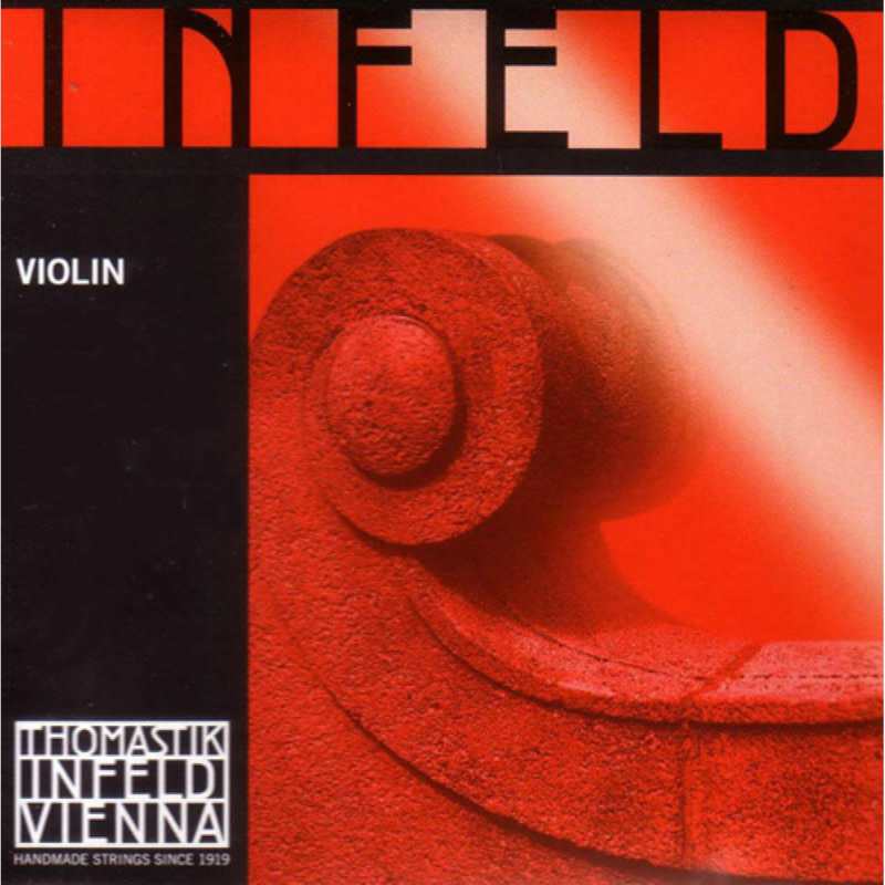 Set - 4/4 Size Infeld Red Medium Tension Violin Strings (IR100 4/4)