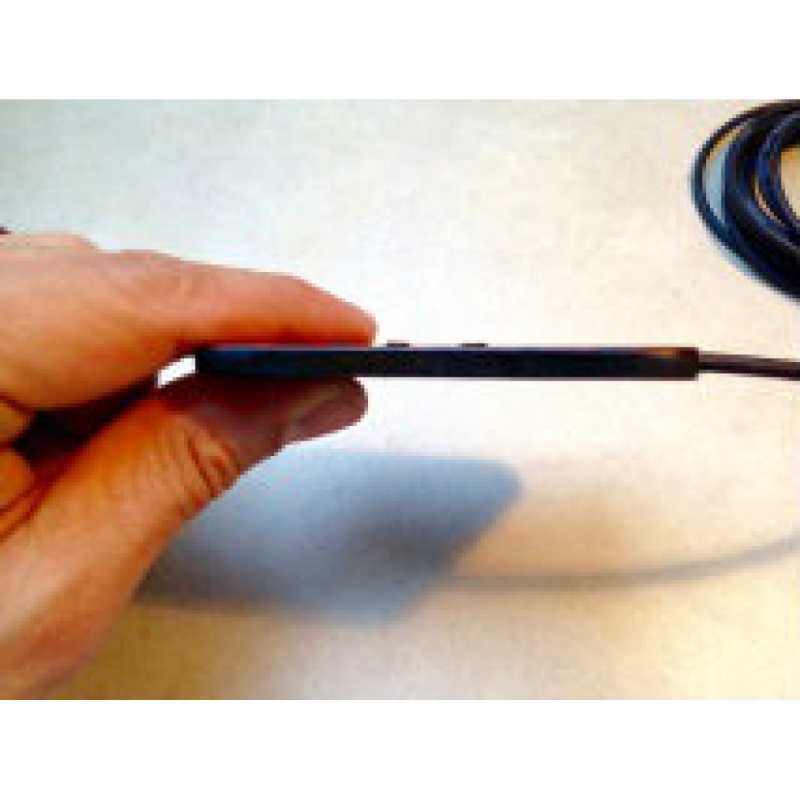 Krivo Micro Stealth PAF Style Humbucker Pickup (Black) - For Archtops - Image 3