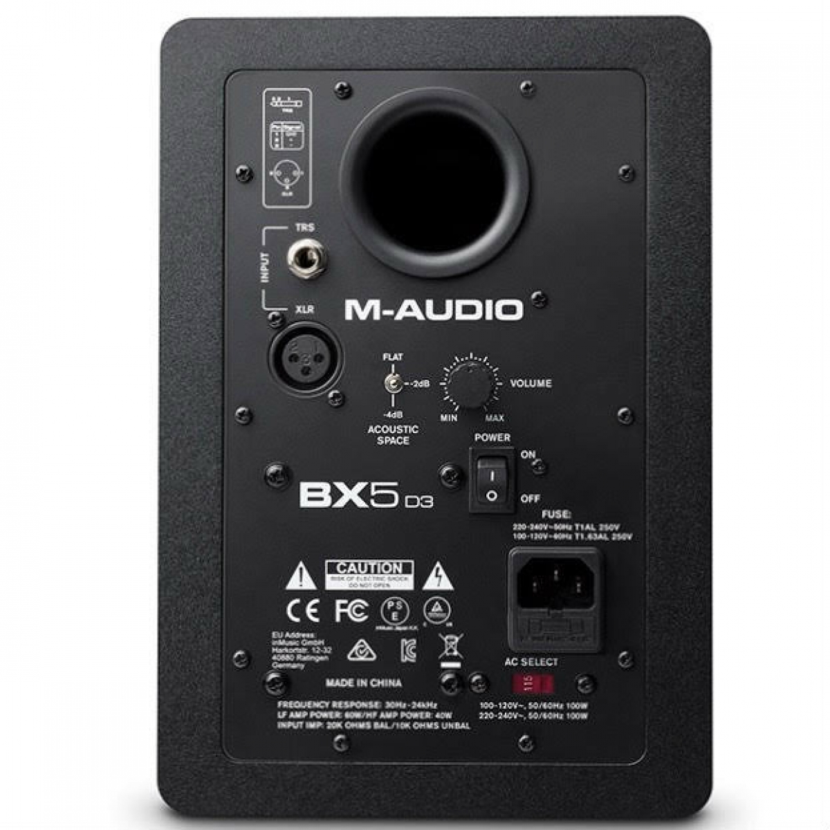 M Audio BX5 D3 Studio Monitor Single Unit Demo Promenade Music
