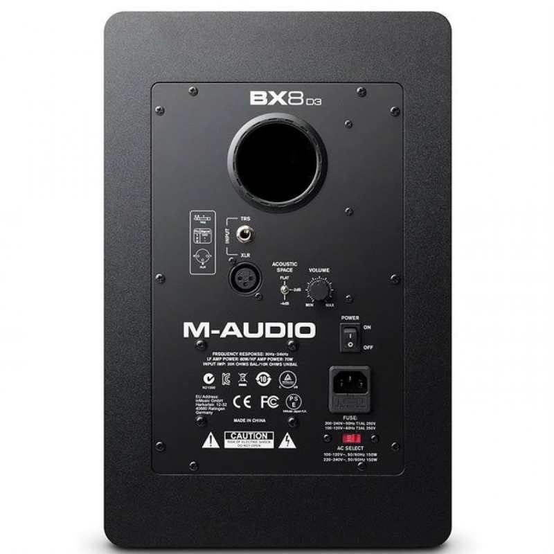 M-Audio BX8 D3 Studio Monitor (Single Unit) - Image 2