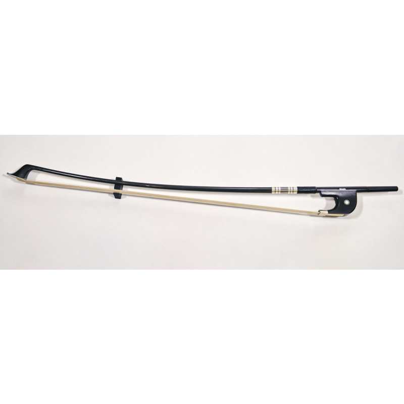 Shindo 400 Series Woven Carbon German Style 3/4 Size Double Bass Bow with Round Stick (CBG.400.WC.R.34) - Image 2