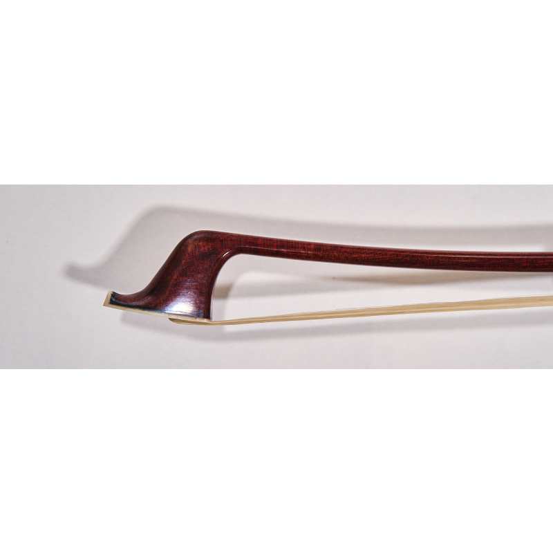 Shindo 600 Series Carbon with Pernambuco Vaneer German Style 3/4 Size Double Bass Bow with Round Stick and Foam Bow Case (CBG.600.CP.R.34) - Image 5