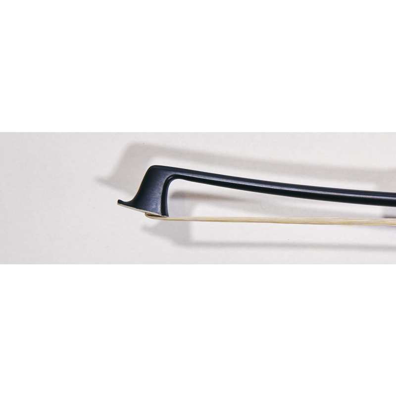 Shindo 200 Series 1/2 Size Plain Carbon Violin Bow with Round Stick (VL.200.PC.R.12) - Image 5