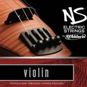 Full Set - 4/4 Size D'Addario NS Electric Medium Tension Violin Strings (NS310 4/4M)