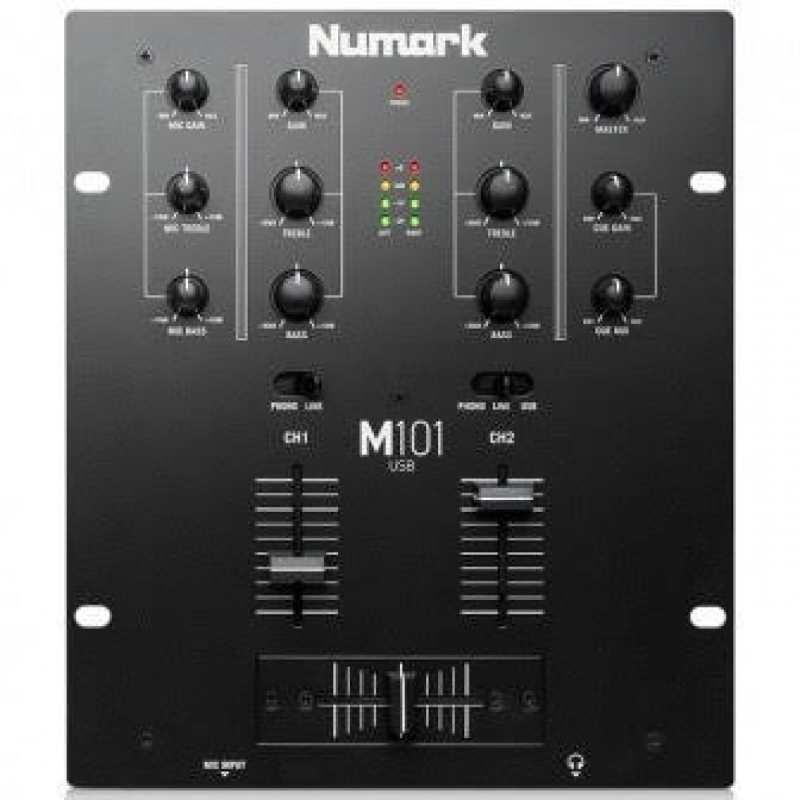 Numark M101 USB Black DJ Mixer