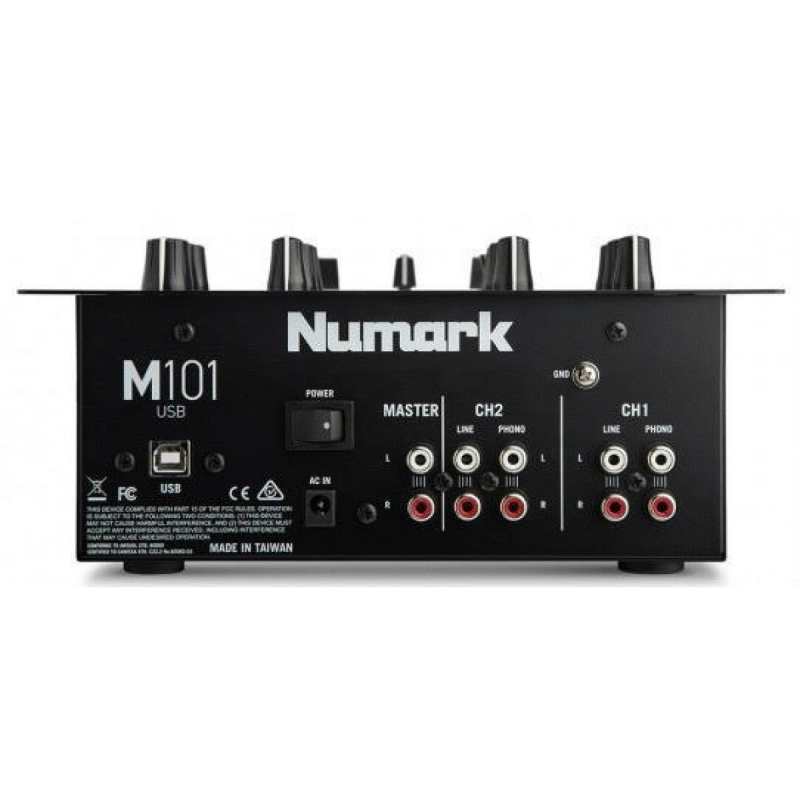 Numark M101 USB Black DJ Mixer - Image 2