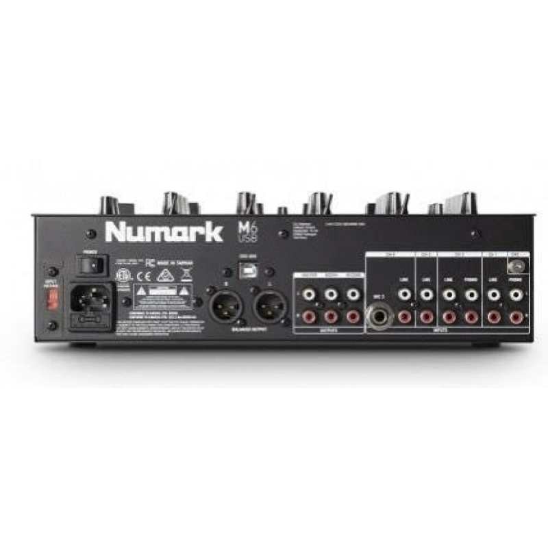 Numark M6 USB DJ Mixer, Black - Image 3