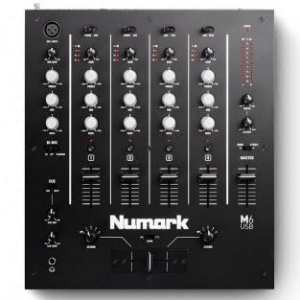 Numark M6 USB DJ Mixer, Black