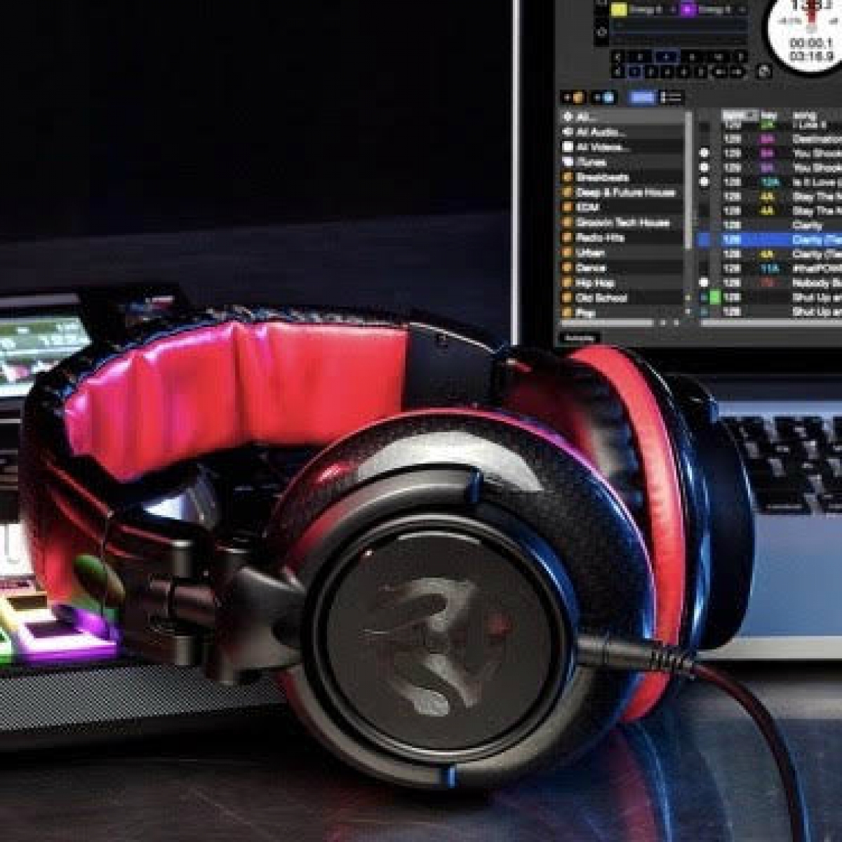 Numark Redwave Carbon Headphones Promenade Music