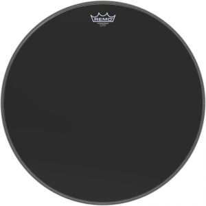 Remo Powerstroke 3, 20" Ebony Bass Drum Head W/ DynamO Underlay (P31020ES)