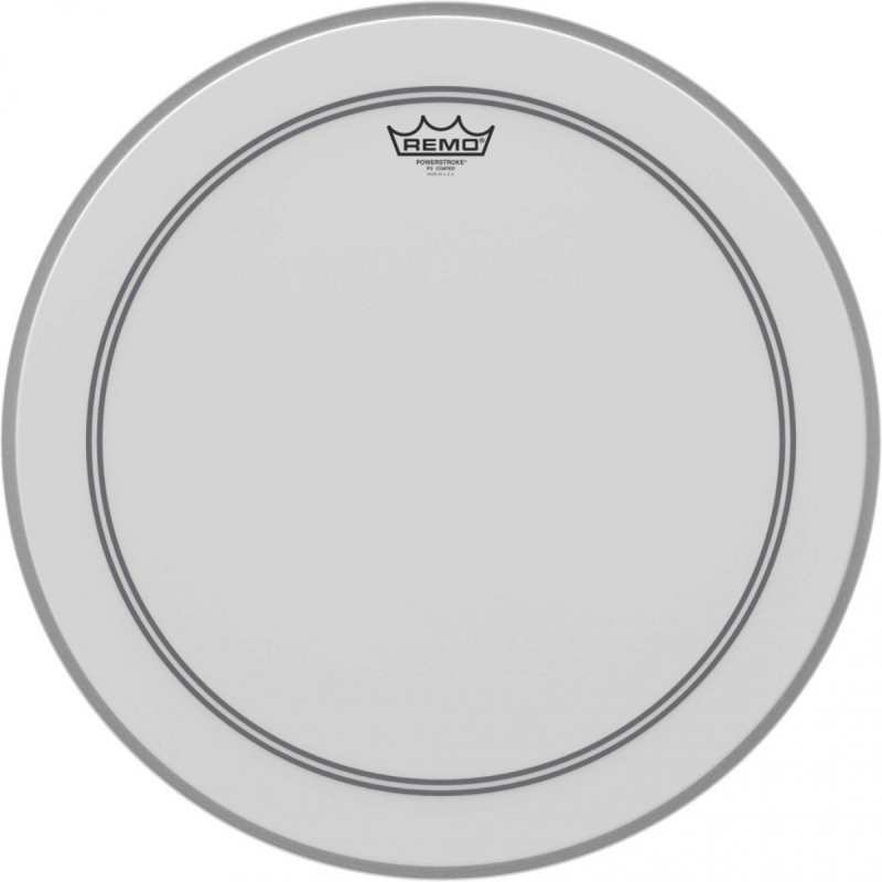 Remo Powerstroke 3, 20" Coated Bass Drum Head (P31120ES)