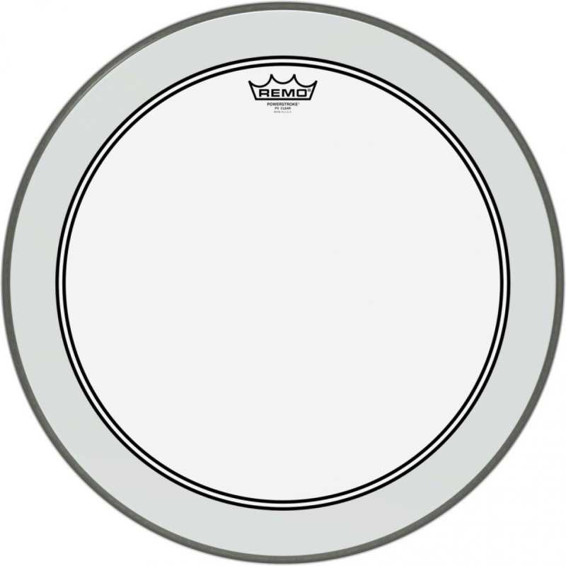 Remo Powerstroke 3, 22" Clear Bass Drum Head (P31322C2)