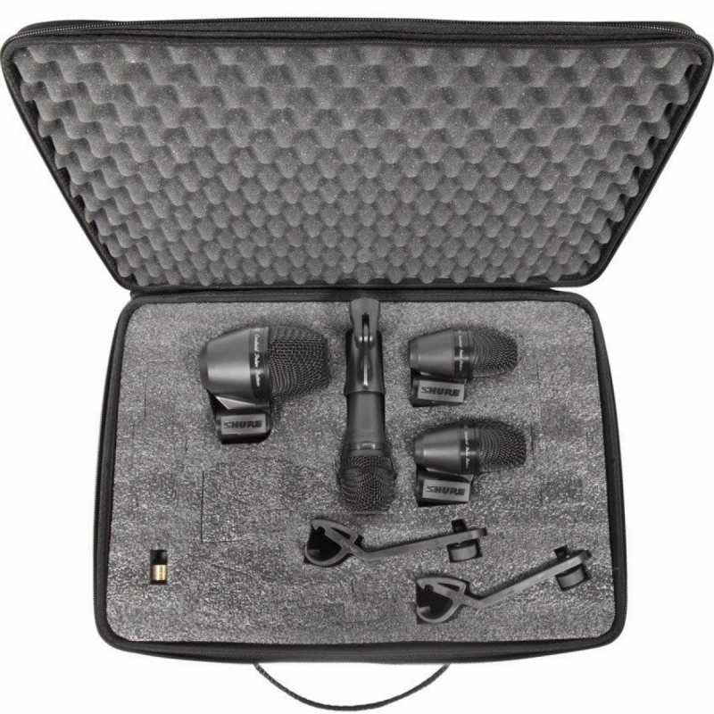 Shure PGA Drum Kit 4 - 4 Piece Drum Kit Microphone Pack (PGADRUMKIT4)